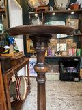 Edwardian Mahogany Torchere – Turned Pedestal Plant Stand – 106cm – c.1900–1910