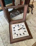 Large 1930s French Art Deco Wall Clock by ATO – Restored & Working