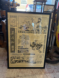 Original 1970s Chinese Cultural Revolution Propaganda Poster – Professionally Framed