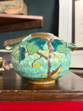 Art Deco Ditmar Urbach Czech Pottery Vase with Twin Handles – Hand Painted – c.1930s
