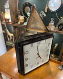 Vintage Gents’ of Leicester Double-Faced Art Deco Clock – Quartz Converted & Fully Functional