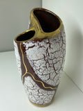 Unusual Mid-Century West German Pottery Vase – Organic Mollusc-Like Shape