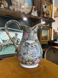 Large 20th Century Chinese Famille Rose Jug and Bowl