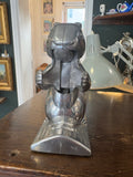 Vintage 1970s Cast Aluminium Squirrel Nutcracker – Mid-Century Novelty Nut Cracker