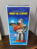 Vintage ‘Robot de l’Espace’ Battery-Operated Toy with Original Box – Made in Hong Kong