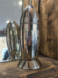 Vintage Art Deco Rocket Cocktail Shaker – Stainless Steel, 24cm
