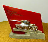 Soviet tank plastic souvenir