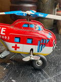 Vintage Japanese tin toy helicopter