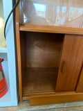 Mid century teak display unit