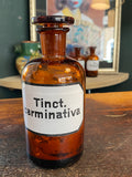 Vintage apothecary bottle - Tinct.carmin