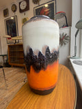 Large 1960s West German Fat Lava Vase by Scheurich – Form 517-38