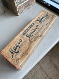 Antique Primus Magic Lantern slides box with decorative lettering. 