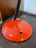 Vintage Mid-Century BHS Red Desk Lamp – Made in Italy, Industrial Style