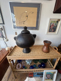 Large Carved Wooden Pot – Possibly Ethiopian, Jima People, Early 20th Century