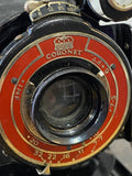 1930s Coronet Folding Camera – Vintage Collectible with Original Case