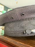Vintage British Peaked Cap with ER II Embroidered Badge – Size 60 / 7⅜