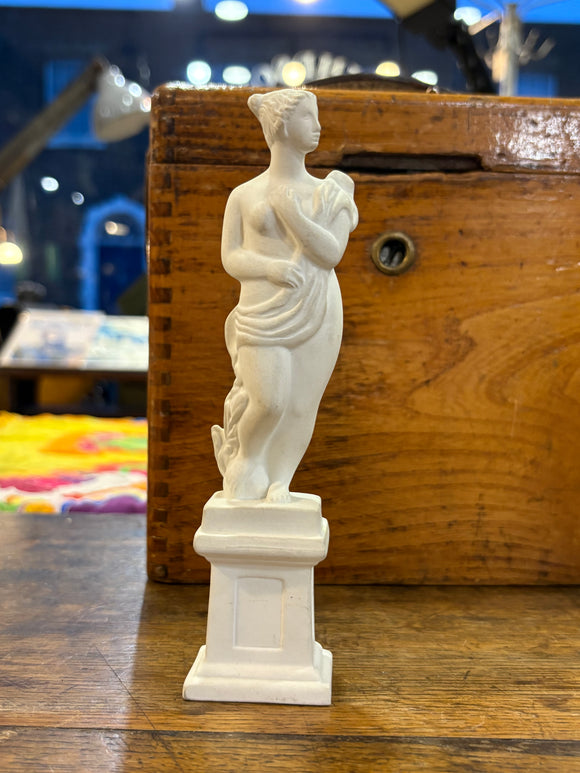 Bisque porcelain figurine of Flora by Lomonosov, from the Summer Garden series