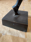 Art Deco-Style Bronzed Spelter Dancer, Mid-20th Century
