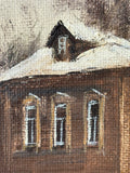 Russian Impressionist School Oil Painting, Signed – Mid 20th Century