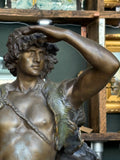 Large Vintage Spelter Figure – After Auguste Moreau