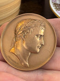 Napoleon I Coronation Bronze Medallion | Andrieu & Albert-Herbemont | In Leatherette Box