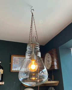 Oversized lightbulb light