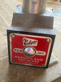 1960s Vintage Combined Optical Industries Magnifying Lens mounted on Eclipse Cat. No. 903 Magnetic Base