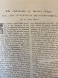 1893 hardback bound volume of six editions of The Strand Magazine