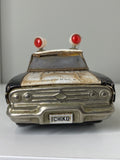 Mid-Century Ichiko Chevrolet Impala Tin Toy Police Car – 1960s Vintage Collectible