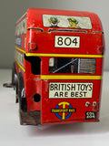 Brimtoy clockwork tin toy London bus