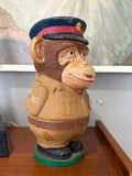 1970s PG Tips ‘Sergeant Chimp’ Plastic Money Bank – Made in Holland – 22cm