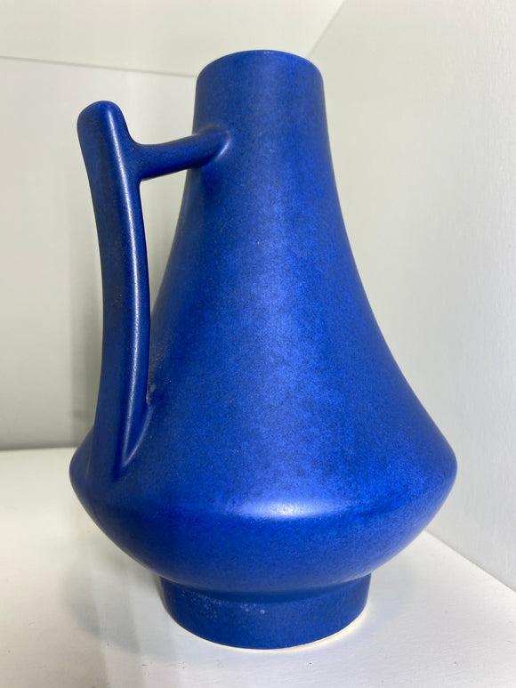 Stylish 1970s West German Jopeko Keramik Pottery Vase – Deep Blue Glaze