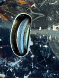 Close-up of part of wind-up mechanism on underside of Schuco toy car