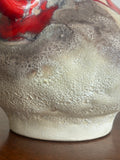 1960s Jasba Keramik Fat Lava Vase – West German Pottery, 14cm