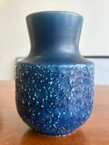 Mid-Century Steuler Keramik Vase – West German Pottery, Blue, 15cm