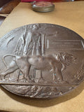 WWI Death Penny Memorial Plaque | James William Sanders