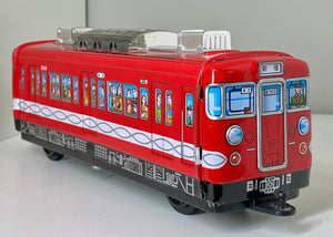 Vintage Ichiko Tin Toy Underground Train – Made in Japan – Collectible 1960s/70s Classic