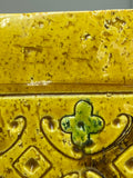 Bitossi 'Spagnolo' yellow slab vase