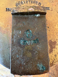 Vintage Indian Brass Padlock | Rahmatulla & Co, 8 Lever, with Key