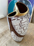 Unusual Mid-Century West German Pottery Vase – Organic Mollusc-Like Shape