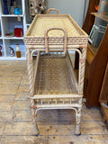 Large rattan trolley