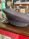 Vintage British Peaked Cap with ER II Embroidered Badge – Size 60 / 7⅜