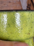 Dümler & Breiden West German Pottery Vase – Model 128/15 UFO Form, Lime Green