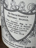 Burslem Potteries WWI Peace Mug, 1914–1918 – Sir David Beatty’s Historic Signal
