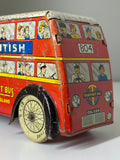 Brimtoy clockwork tin toy London bus