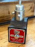 1960s Vintage Combined Optical Industries Magnifying Lens mounted on Eclipse Cat. No. 903 Magnetic Base