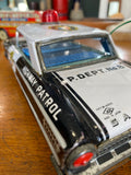 Vintage ASC-Japan Tin Toy Ford Galaxie Police Car – 1960s Battery-Powered