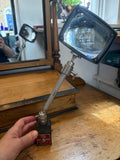 1960s Vintage Combined Optical Industries Magnifying Lens mounted on Eclipse Cat. No. 903 Magnetic Base