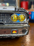 Vintage ASC-Japan Tin Toy Ford Galaxie Police Car – 1960s Battery-Powered