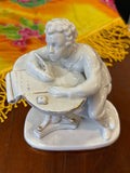 Vintage Lomonosov Porcelain Figurine – Pushkin at His Writing Desk
